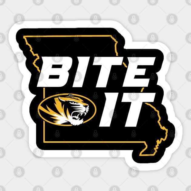 Tiger Bite It Sticker by nicklower